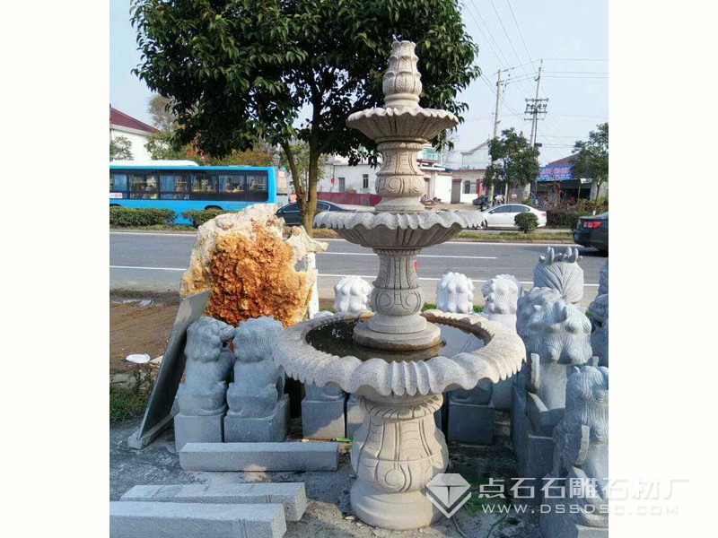 石雕噴泉