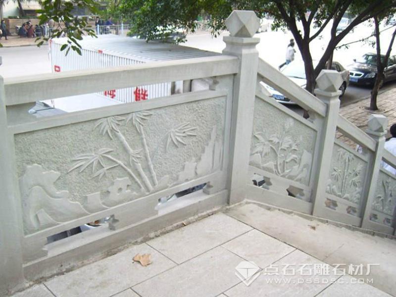 綠砂巖欄桿 綠色石欄桿