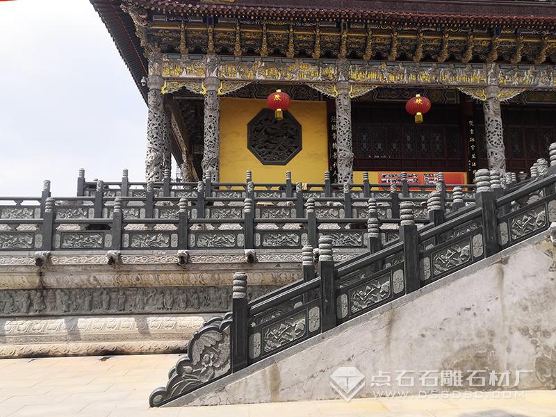 寺院,寺廟青石花崗巖欄桿